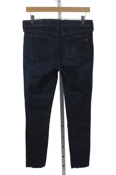Rag & Bone Womens Skinny Blue Cotton Jeans Size 29