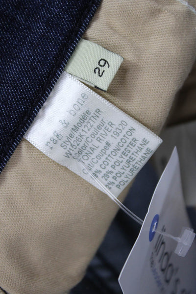 Rag & Bone Womens Skinny Blue Cotton Jeans Size 29