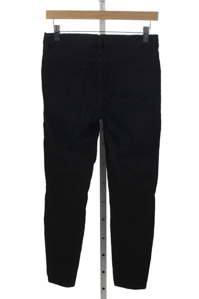 Frame Denim Womens Skinny Black Jeans Size 28