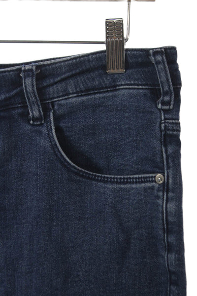 Pilcro Anthropologie Women Petite Bootcut Blue High Rise Jeans Size 30P