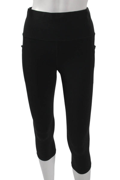 Athleta Women Capri Workout Leggings Black Size M