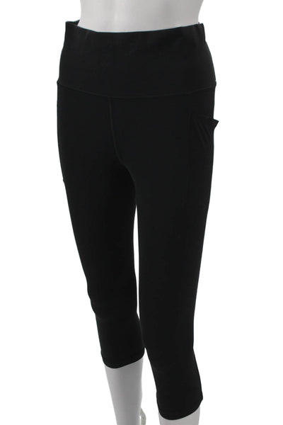 Athleta Women Capri Workout Leggings Black Size M