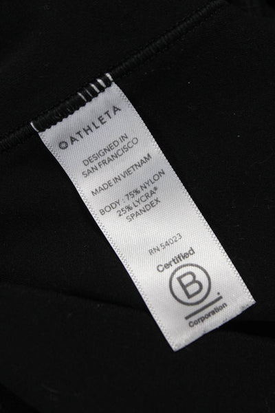 Athleta Women Capri Workout Leggings Black Size M