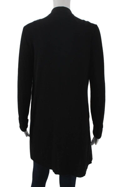 Bailey 44 Womens Cardigan Black Rayon V-Neck Long Sleeve Size L