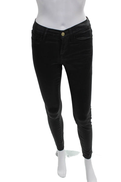 Frame Womens Black Skinny Jeans Size 25