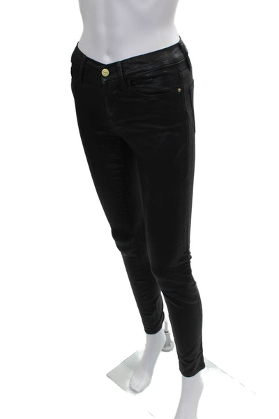 Frame Womens Black Skinny Jeans Size 25