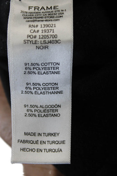 Frame Womens Black Skinny Jeans Size 25
