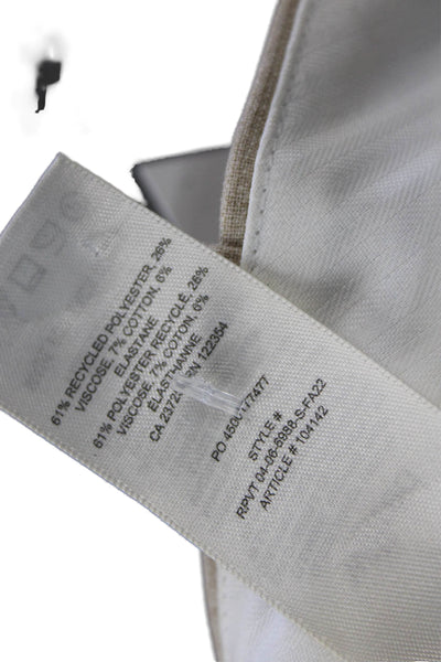 Wilfred Women Dress Pants Beige Zip Inseam 28 Size 2