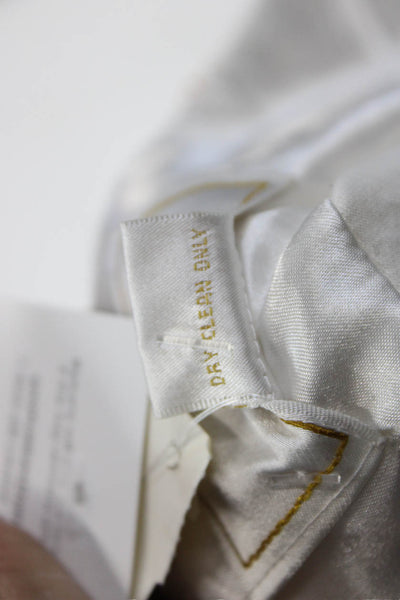 VIE By Victoria Royal Womens White Mini Skirt Polyester Zip Size 4