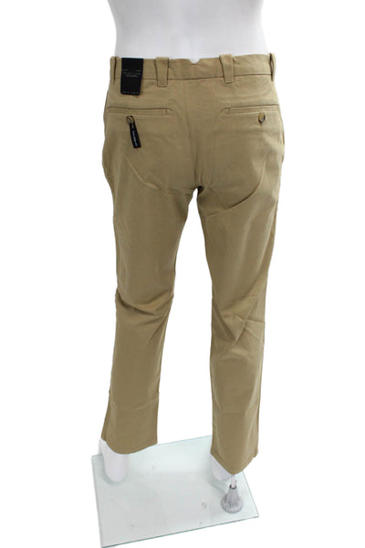 Bloomingdales The Mens Store Mens Beige Chino Pants Size 32