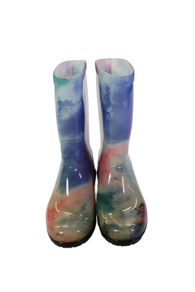 Ugg Womens Knee High Water Color Rain Boots Multicolor Size 6