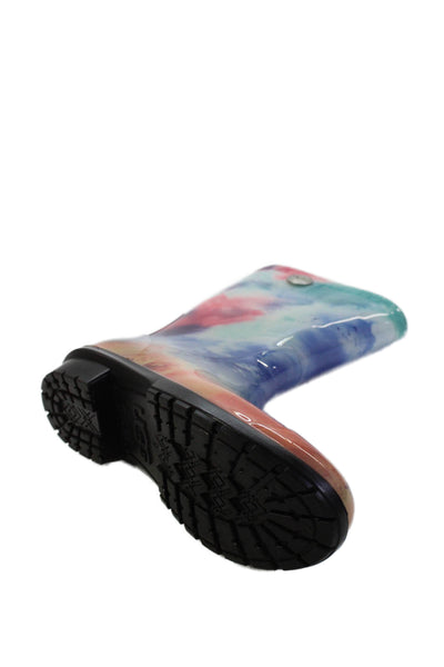 Ugg Womens Knee High Water Color Rain Boots Multicolor Size 6