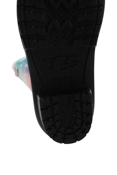 Ugg Womens Knee High Water Color Rain Boots Multicolor Size 6