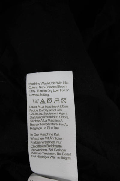 J Crew Women Black Linen Sleeveless Square Neck Jumpsuit Zip Size 8