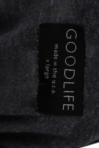 Goodlife Mens Gray Short Sleeve T-Shirt Crew Neck Size XL