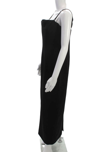 Simkhai Women Maxi Dress Black Sweetheart Zip Sleeveless Rayon Size 12
