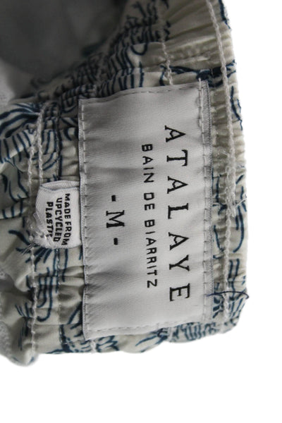 Atalaye Mens Multicolor Animal Print Birds Shorts Size M