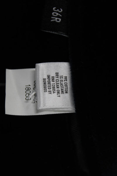 Bonobos Mens Blazer Blue Cotton Solid Buttoned Fall Size 36