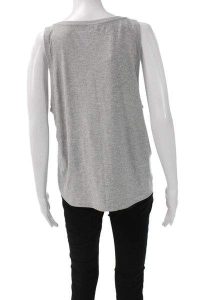 Beyond Yoga Womens Basic Sleeveless Tank Gray Polyester Round Neck Size XL
