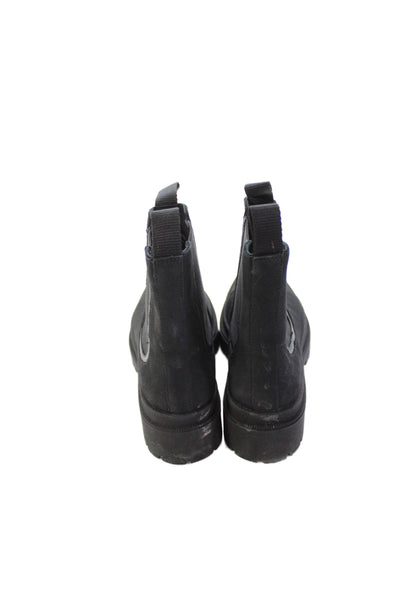 Thursday Everyday Womens Pull On Stretch Inset Ankle Boots Black Size 6.5