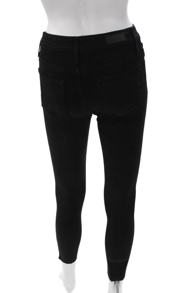 AG Adriano Goldschmied Womens Skinny Jeans Black Size 23
