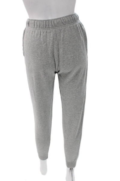 Nike Women Jogger Pants Gray Drawstring Cotton Size XS