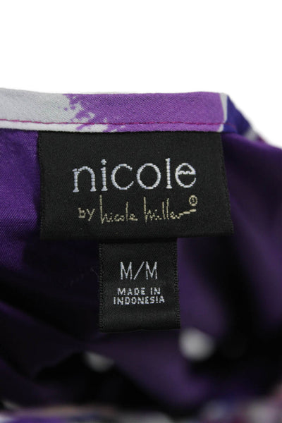 nicole by Nicole Miller Womens Floral V-Neck Camisole Multicolor Size M