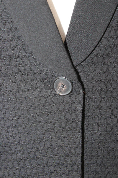 Vince Womens Tuxedo Blazer Black Viscose Button Long Sleeve Size 2
