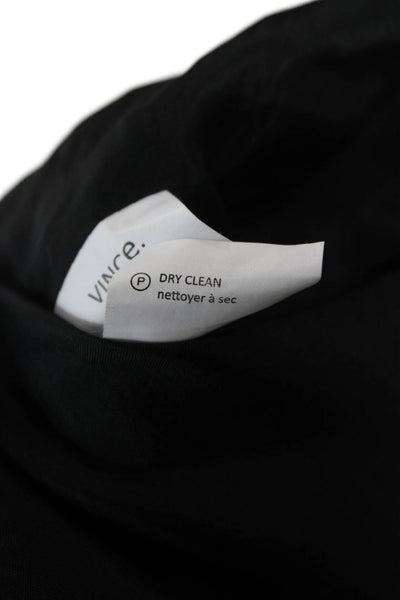 Vince Womens Tuxedo Blazer Black Viscose Button Long Sleeve Size 2