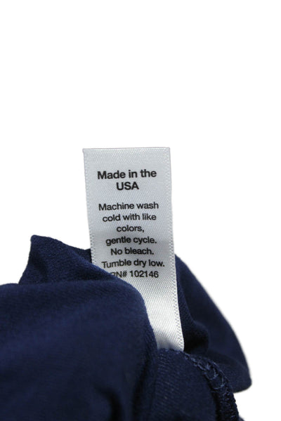 Michael Stars Womens Tunic Blue Boat Neck 3/4 Sleeve Size One Size