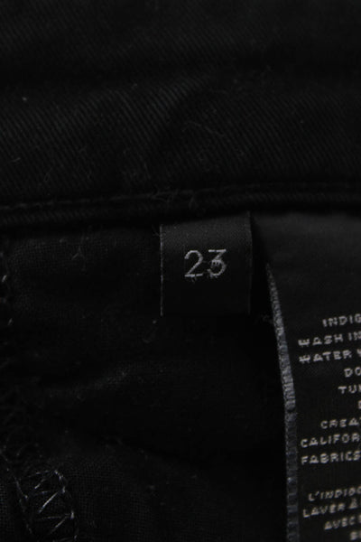J Brand Womens Black Cropped Pants Size 23