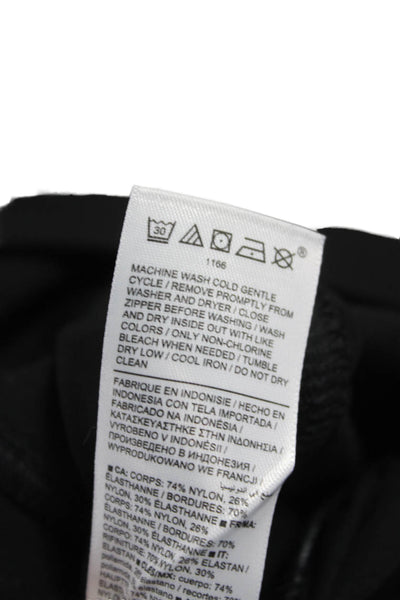 Athleta Womens Black Nylon Track Pants Sports Pull On Size S