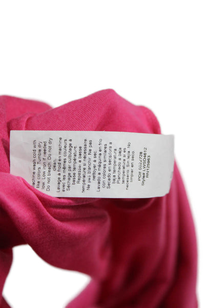 Beyond Yoga Womens Pink Scoop Neck Sleeveless Basic Tank Polyester Size XL