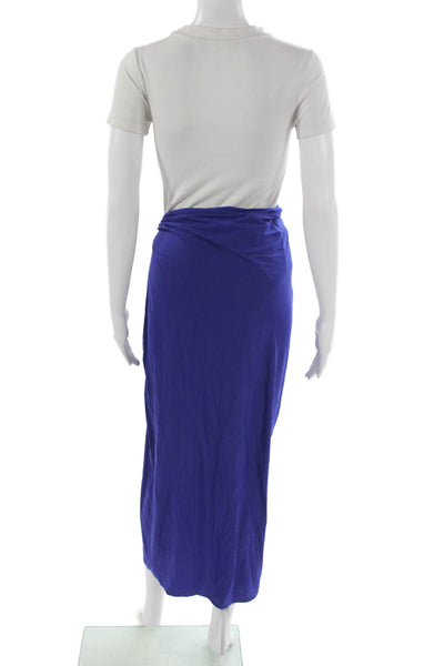 Lenny Niemeyer Women Maxi Skirt Blue Tie Waist Size One Size
