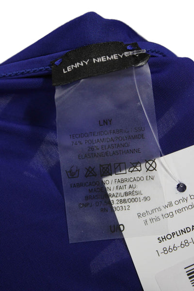 Lenny Niemeyer Women Maxi Skirt Blue Tie Waist Size One Size