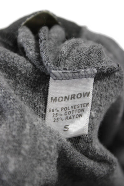 Monrow Women Gray Drawstring Jogger Pants Size S