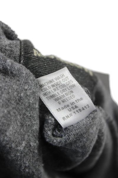Monrow Women Gray Drawstring Jogger Pants Size S