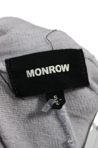 Monrow Womens Sweatpants Gray Drawstring Rayon Cotton Spandex Size S