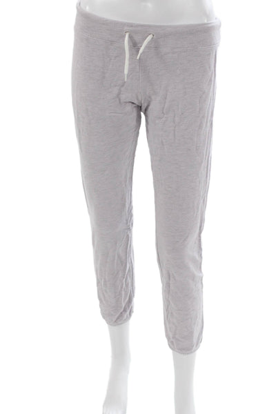 Monrow Womens Jogger Pants Gray Drawstring Rayon Size S