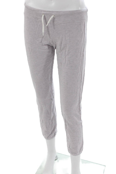 Monrow Womens Jogger Pants Gray Drawstring Rayon Size S