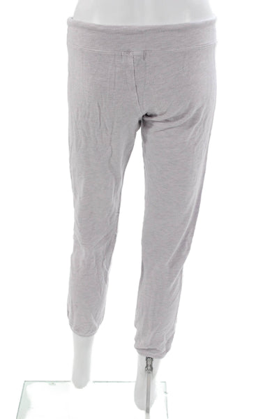 Monrow Womens Jogger Pants Gray Drawstring Rayon Size S
