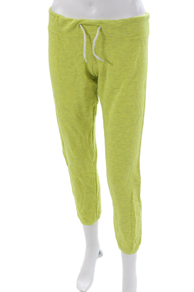 Monrow Womens Sweatpants Yellow Drawstring Rayon Casual Size S
