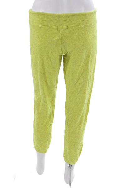 Monrow Womens Sweatpants Yellow Drawstring Rayon Casual Size S