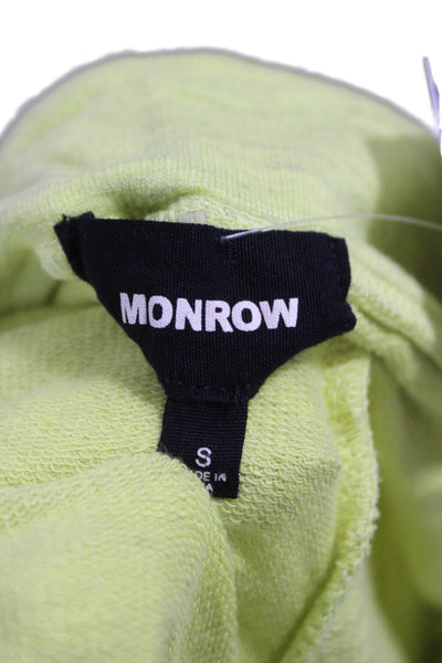 Monrow Womens Sweatpants Yellow Drawstring Rayon Casual Size S