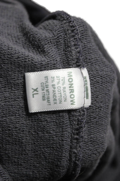 Monrow Women Gray Long Sleeve Pullover Size XL