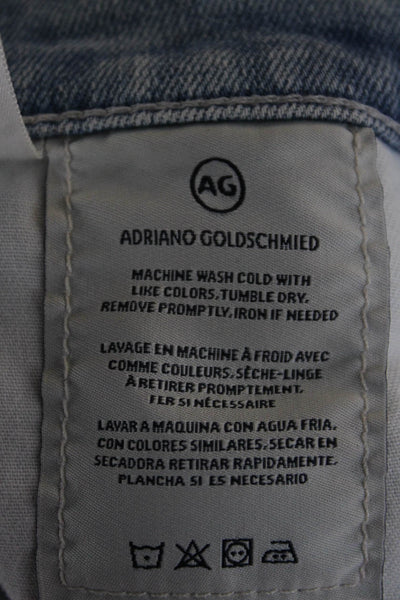 AG-ED Denim Women Cropped Blue Jeans Cotton Size 26
