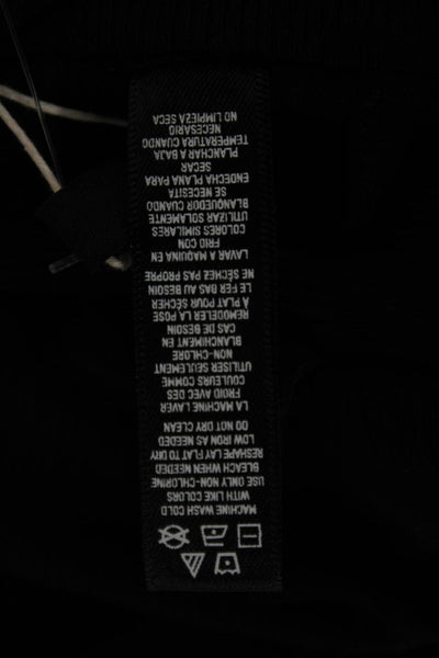 Skims Womens V Neck Cardigan Black Modal Long Sleeve Size XS