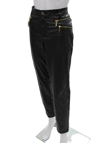 Michael Michael Kors Women Ankle Pants Black Mid Rise 30 Inseam Size 12