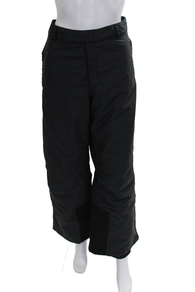 Prada Women Snow Pants Black Nylon Zip Ski Size 54