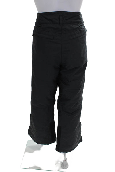 Prada Women Snow Pants Black Nylon Zip Ski Size 54